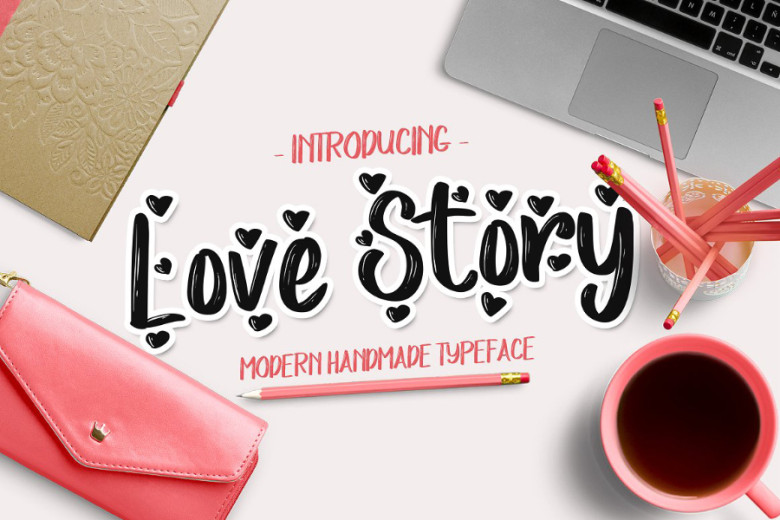 Love Story Script Font Free - Dafont Free