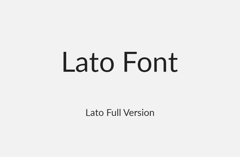 Google Fonts Similar To Lato