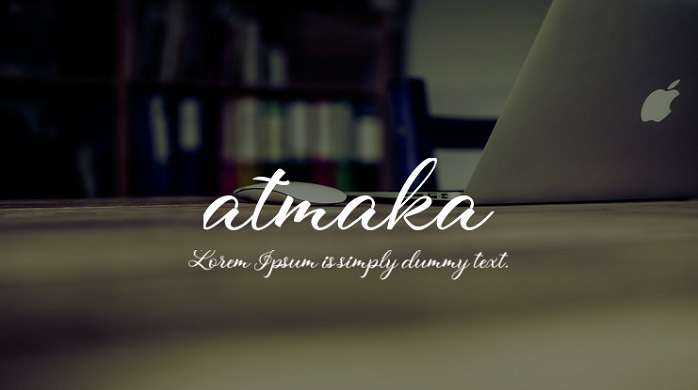 Atmaka Font - Dafont Free