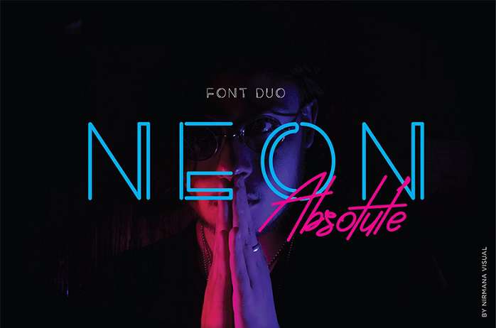 Neon Absolute Sans Font - Dafont Free