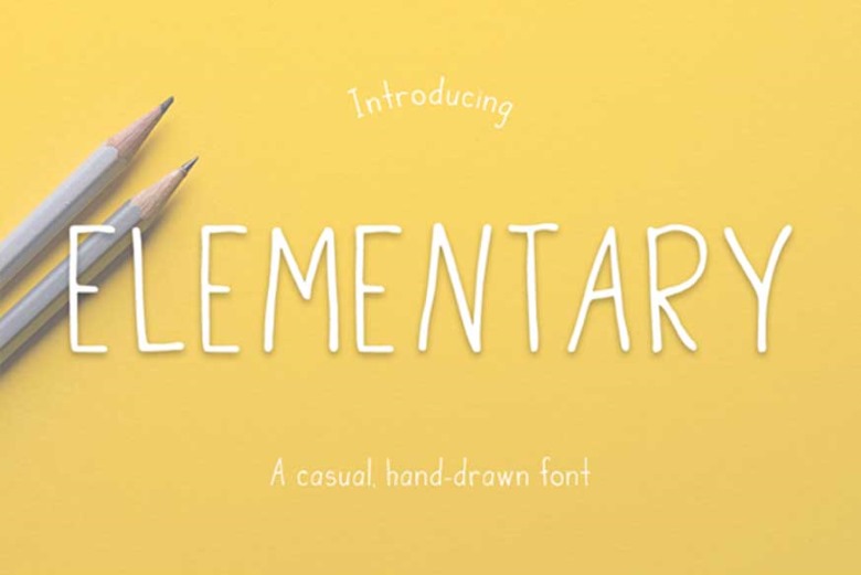Elementary Font - Dafont Free