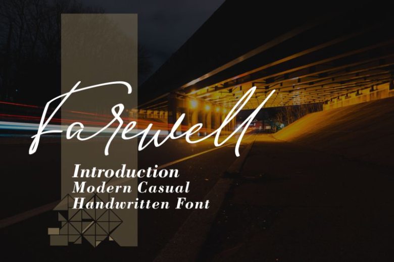 Farewell Font - Dafont Free