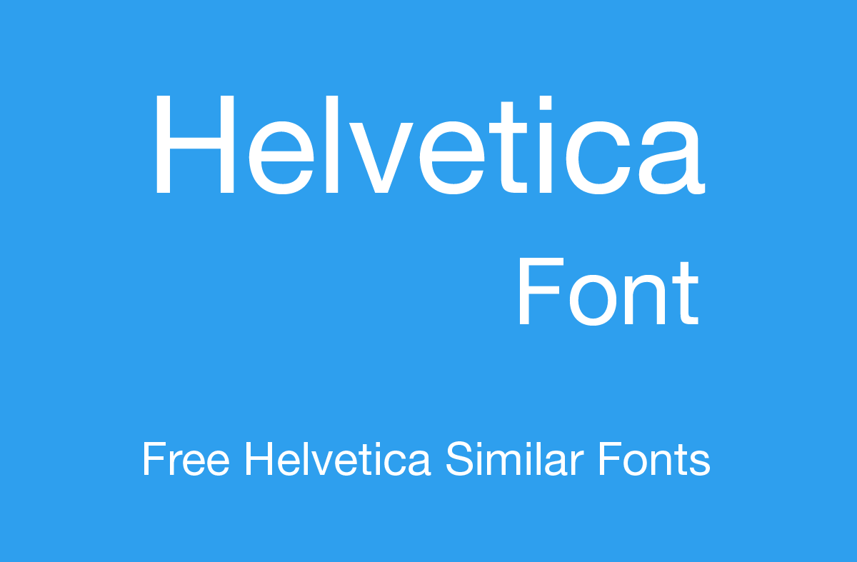Helvetica Font Family - Free