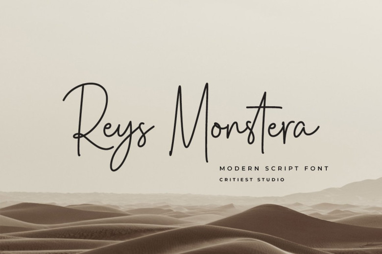 Monstera Rounded Font Reys Monstera Font - Dafont Free