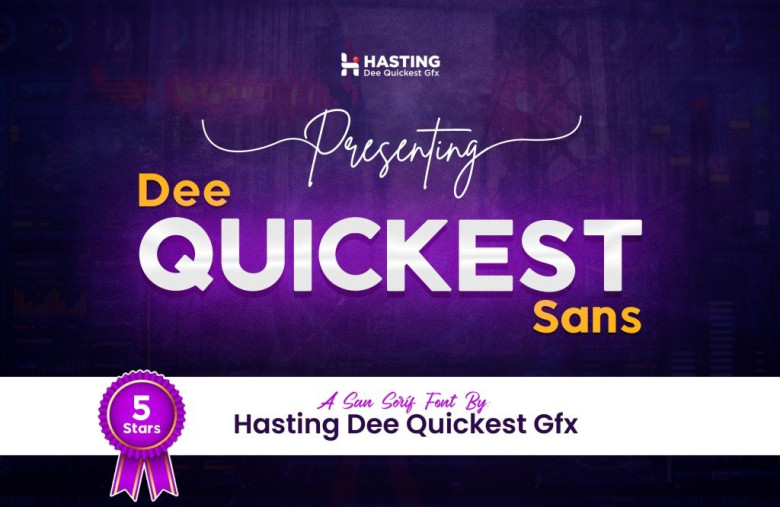 Dee Quickest Sans Font - Dafont Free