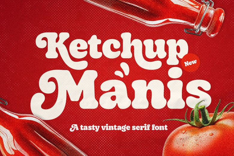 Basic Font Design Ketchup Manis Font - Dafont Free