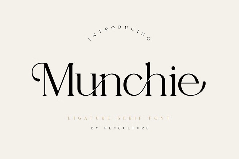 Munch Logo Lettering Munchie Font - Dafont Free