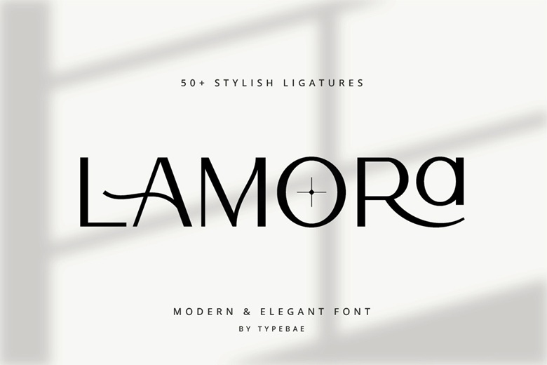 Lamora Font - Dafont Free