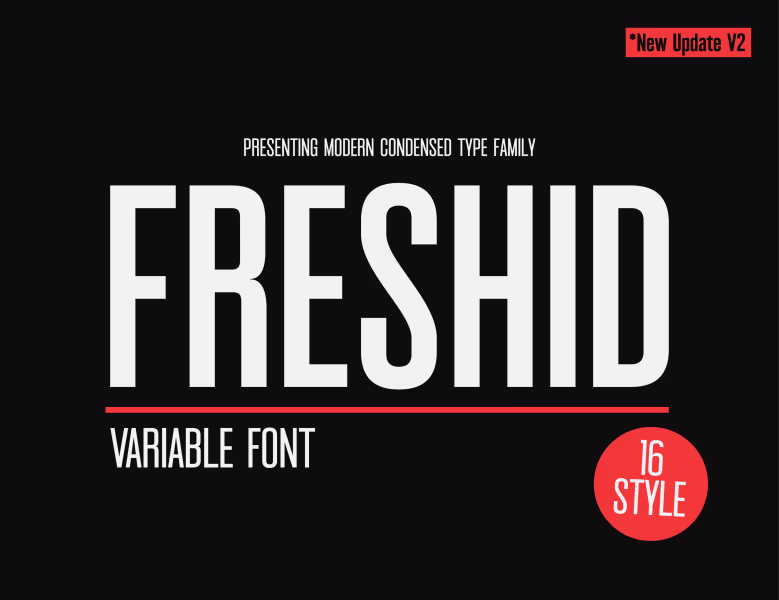Freshid Font Family