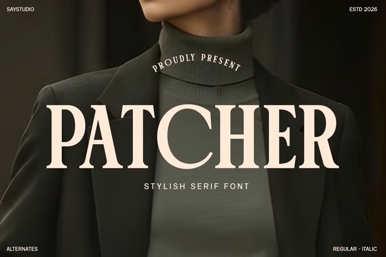 The Pathcher Patcher Font - Dafont Free